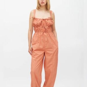 Ulla Johnson Orange Drawstring Jumpsuit